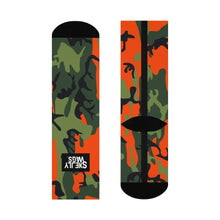 Load image into Gallery viewer, Army Orange (Crew Socks)
