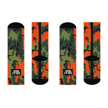 Load image into Gallery viewer, Army Orange (Crew Socks)
