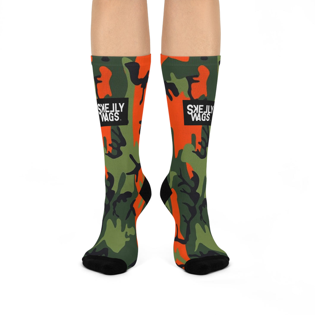 Army Orange (Crew Socks)