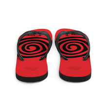 Load image into Gallery viewer, Red Spiral  (Flip-Flops)
