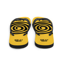 Load image into Gallery viewer, Yellow Spiral  (Flip-Flops)
