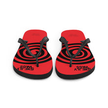 Load image into Gallery viewer, Red Spiral  (Flip-Flops)
