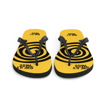 Load image into Gallery viewer, Yellow Spiral  (Flip-Flops)
