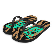 Load image into Gallery viewer, Nude Zebra  (Flip-Flops)
