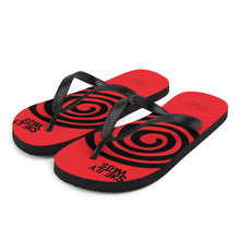 Load image into Gallery viewer, Red Spiral  (Flip-Flops)
