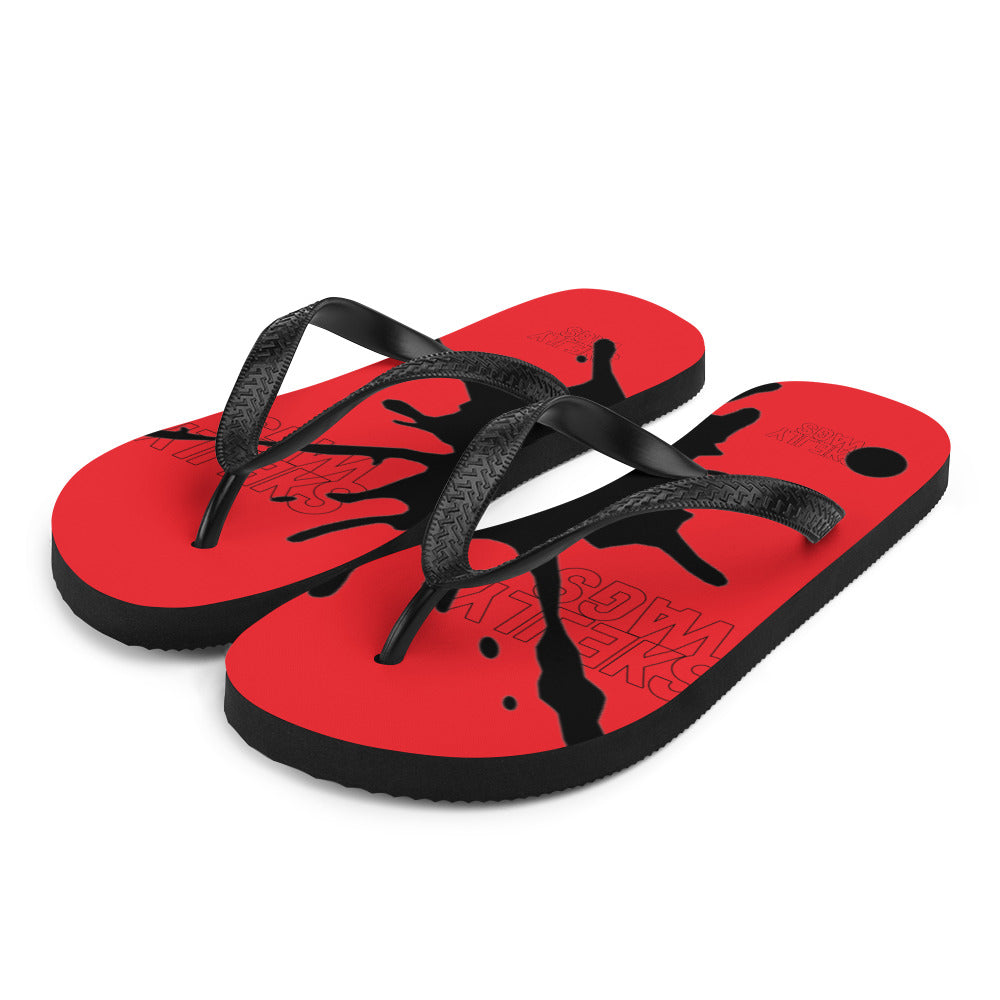 Red Splat  (Flip-Flops)