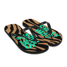 Load image into Gallery viewer, Nude Zebra  (Flip-Flops)
