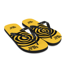 Load image into Gallery viewer, Yellow Spiral  (Flip-Flops)
