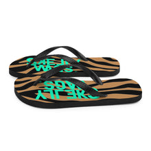 Load image into Gallery viewer, Nude Zebra  (Flip-Flops)
