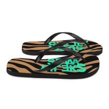 Load image into Gallery viewer, Nude Zebra  (Flip-Flops)
