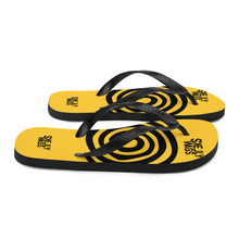 Load image into Gallery viewer, Yellow Spiral  (Flip-Flops)
