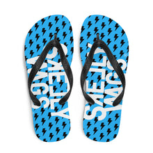 Load image into Gallery viewer, Blue Lightning  (Flip-Flops)
