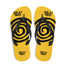 Load image into Gallery viewer, Yellow Spiral  (Flip-Flops)
