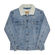 Load image into Gallery viewer, Unisex Denim Sherpa Jacket
